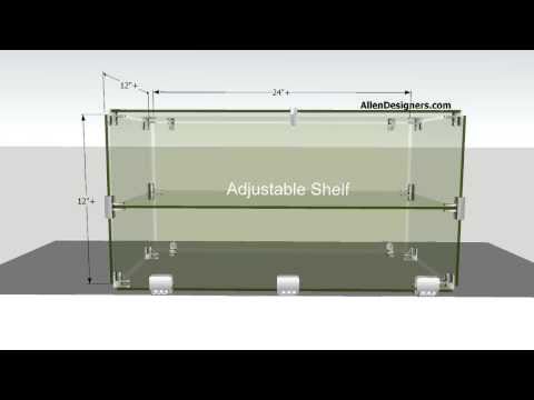 DIY Glass Countertop Display Case DIY Glass Countertop Display Case
