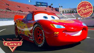 Lightning McQueen Obstacle Course | Activities for Kids | Pixar Cars Radiator Spring All Stars