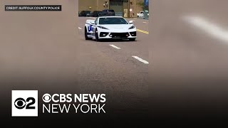Suffolk County Police use seized Corvette to raise awareness about impaired driving
