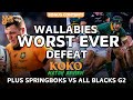 Wallabies WORST defeat ever. Springboks beat All Blacks again.