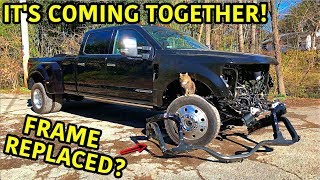 Rebuilding A Wrecked 2019 Ford F-450 Platinum Part 5