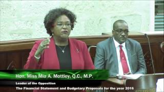 Official Reply to the 2016-2017 Budget Address