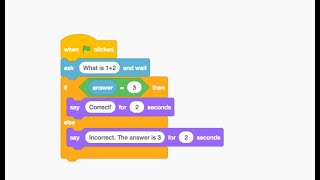 Scratch Coding - How to use the IF THEN ELSE function