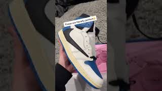 Travis Scott x Air Jordan 1   DH3227 105,the details do you feel prefect,we need you  review?