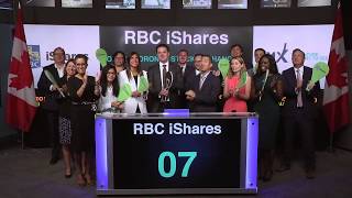 RBC iShares Opens Toronto Stock Exchange, August 15, 2019