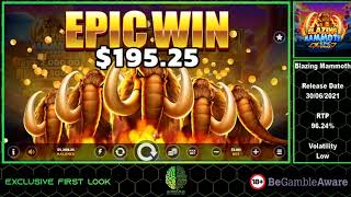 Blazing Mammoth Epic Strike Slot Big Win And Bonus