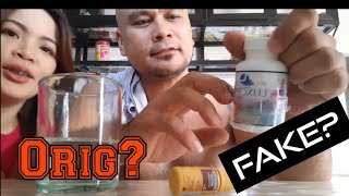 luxcent glutathione fake vs original BETADINE TEST | O ORIGINAL? Luxcent Luminous Caps | Lazada