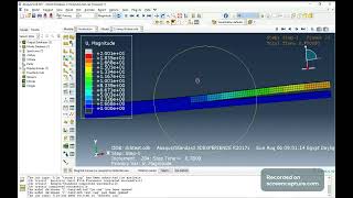 using abaqus to model DCB test