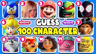 Guess 100 Character By Their Song? | Netflix Puss In Boots Quiz, Sing 1&2, Zooto