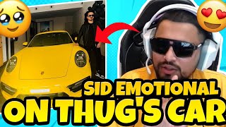 SID GOT EMOTIONAL ON THUG'S CAR 🥹❤️