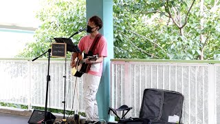 必殺技~自毀的程序~飄流教室~飢餓遊戲-上水火車站行人天橋Busking@Cover By 陳維維-2022/09/10