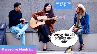 Girl Randomly Singing Awesome Mash Up With Twist Reaction Video Prank  | Siddharth Shankar