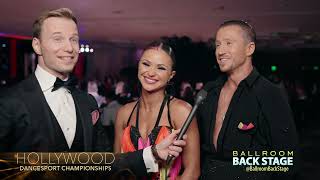 Andrii Voloshko & Kateryna Kyrylenko on Performance | Hollywood Dancesport 2024 w Dmitry Nikolaev