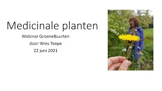 webinar Medicinale planten