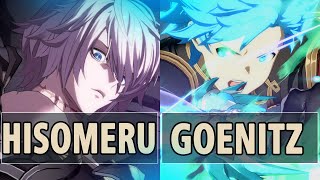 GBVSR:🔥Hisomeru (Lucilius) Vs Goenitz (Gran)🔥| High Level Gameplay.