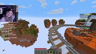 Sylvee admirada, no pude creer al nivel de los webones en Skywars