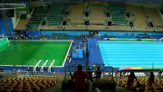 Here’s How The Olympic Pool Turned Green