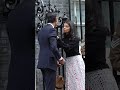 Prime Minister Rishi Sunak and his wife buy poppies outside 10 Downing Street