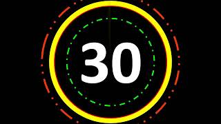 30 second countdown timer HD with Sound | PowerPoint video animation