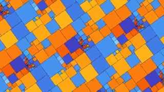 A rotating square tiling of the plane