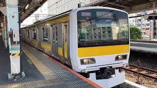 E231系500番台八ミツA537編成(機器更新車) JR中央・総武線各駅停車津田沼行き 高円寺駅(JB-06)発車