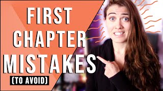 FIRST CHAPTER MISTAKES NEW WRITERS MAKE ✖️ how to write the first chapter in your book