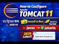 How to Configure Apache Tomcat 11 in Eclipse IDE | Jakarta Servlet | 2026  #ApacheTomcat11