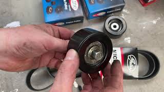 2012 Toyota Kluger / Highlander Idler pulley, Tensioner pulley and belt replacement. 2GR-fe