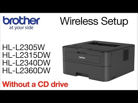 Wireless Setup using the control panel | HLL2360DW HLL2340DW HLL2315DW HLL2305W Wireless Setup using the control panel | HLL2360DW HLL2340DW HLL2315DW HLL2305W