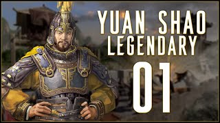 A BIG OL' WAR - Yuan Shao (Legendary Romance) - Three Kingdoms - Fates Divided - Ep.01!