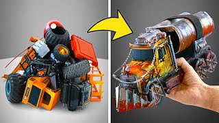 Watch How I Made Post-Apocalyptic Truck out of Trash!