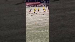 미국에서 축구하기 (Football in US): Gray team buildup \u0026 finish through the mid ⚽️