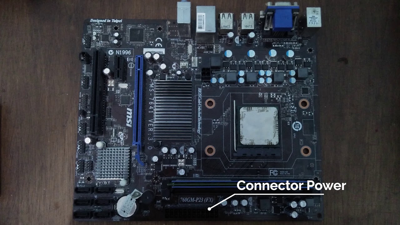 KOMPONEN MOTHERBOARD DAN FUNGSINYA - YouTube