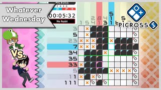 Picross S - 2-Player Puzzle Solving Gameplay! Yoshiller vs. CharlesCBernardo!