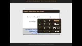 Video Visitation Kiosk Login Instructions