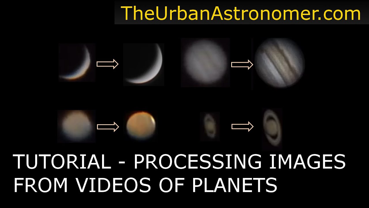 Planetary Image Processing Tutorial For Beginners Youtube