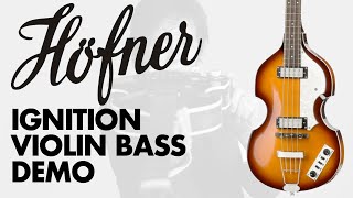 Hofner Ignition Violin Bass (Sunburst) Demo at GAK