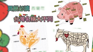 【移民台灣生活】#買菜必讀#台灣名稱大不同