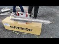 เครื่องพ่นหมอกควัน superfog bw 25 กำจัดยุงและแมลง ตาย 100% เอ็นริช ฟ็อกเกอร์ enrichfogger