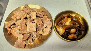 느끼함제로.물리지않고 깔끔하고 담백한 황금조합! 맛보면 정착하는 소금 보쌈.수육!