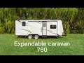 Camper caravan expandable version