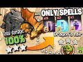 100 On Dragons Lair Using Only Spells Featuring New Bat Spell Quot Clash Of Clans Quot