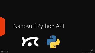 Webinar: Nanosurf Python API and open-source tools for academia and industry