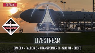 SpaceX - Falcon 9 - Transporter 3 - SLC-40 - CC Space Force Station - January 13, 2022