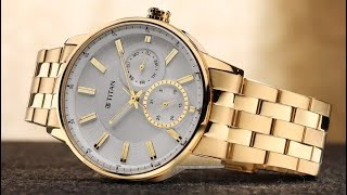 Titan Gents 9441YM01 Multifunction Golden Watch Review #titan #pure_hindustani