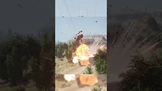 T-72 Explosion and Turret Pop #shorts