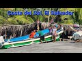 Walking Beautiful Costa del Sol, El Salvador | Beach Walk - 4K60fps