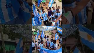 അർജൻ്റീന ഫാൻസ് Power 😍 Argentina Fans #argentina #fifaworldcup2022 #shorts