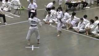 17都大会 大学生女子 本選 国士舘 山内・明治 谷口 1位