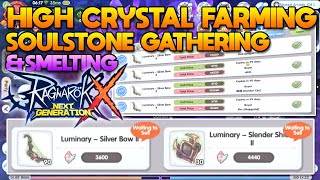 Around 250k Or More Crystal Farming Everyday, SMELTING! (Abyssal Arcade Gathering) [ROX]